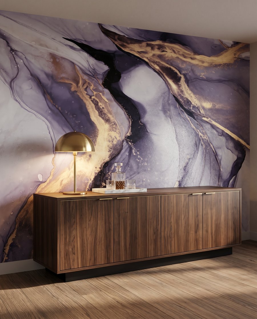 Venature dorate fluide — ambiente 1