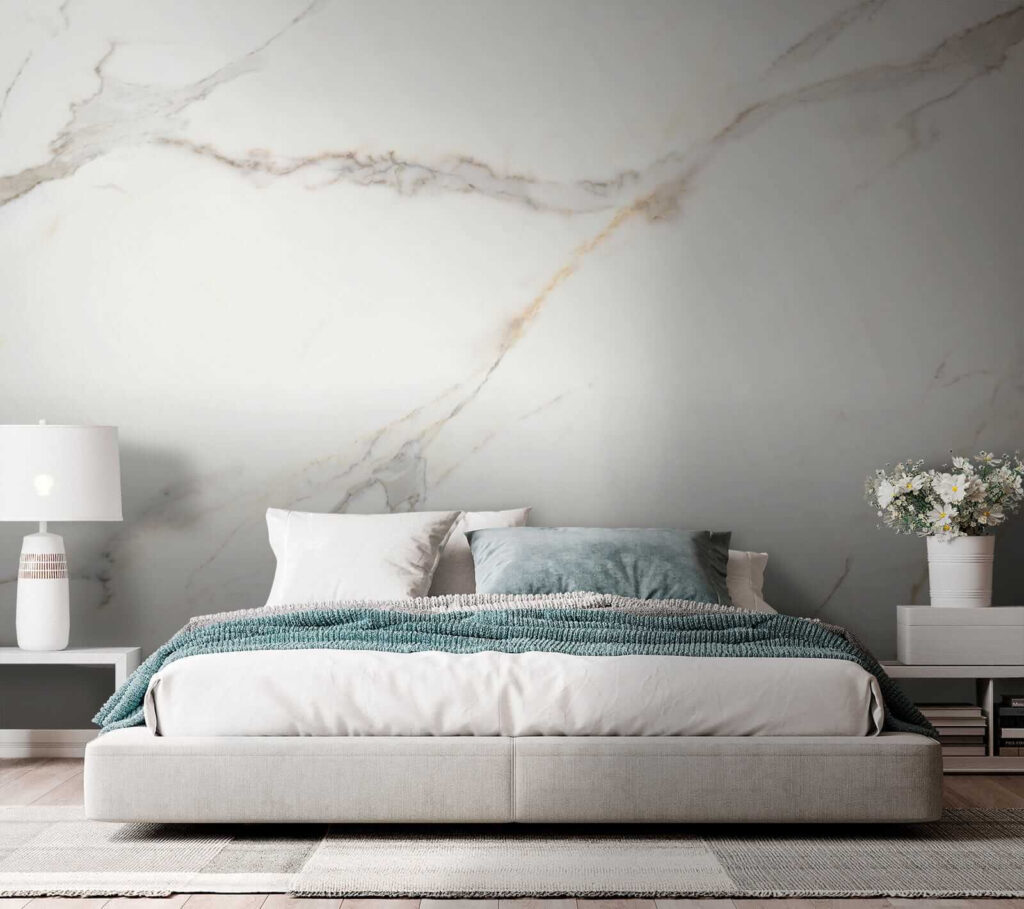 Venature sottili su bianco — ambiente 2