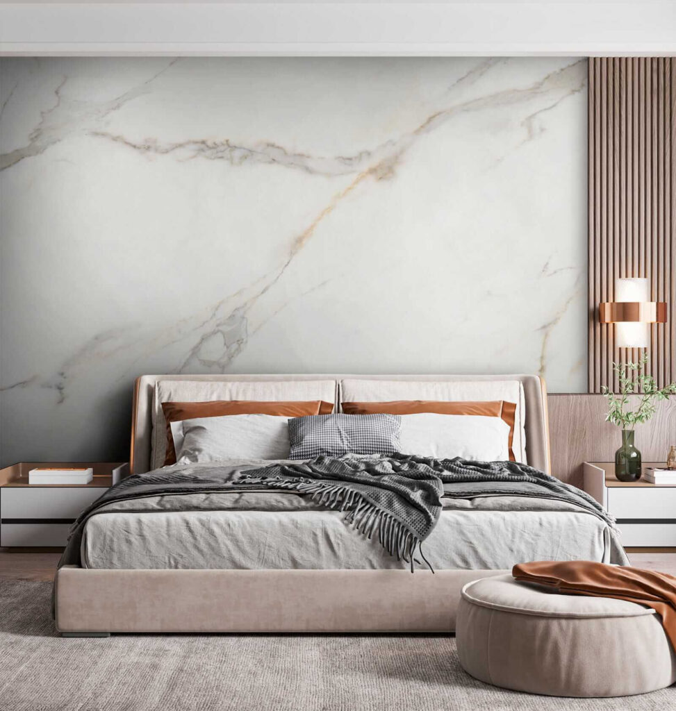 Venature sottili su bianco — ambiente 3