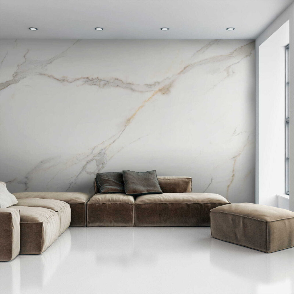Venature sottili su bianco — ambiente 4
