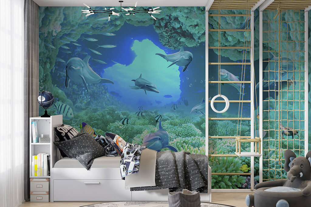 Delfini tra i coralli — ambiente 13