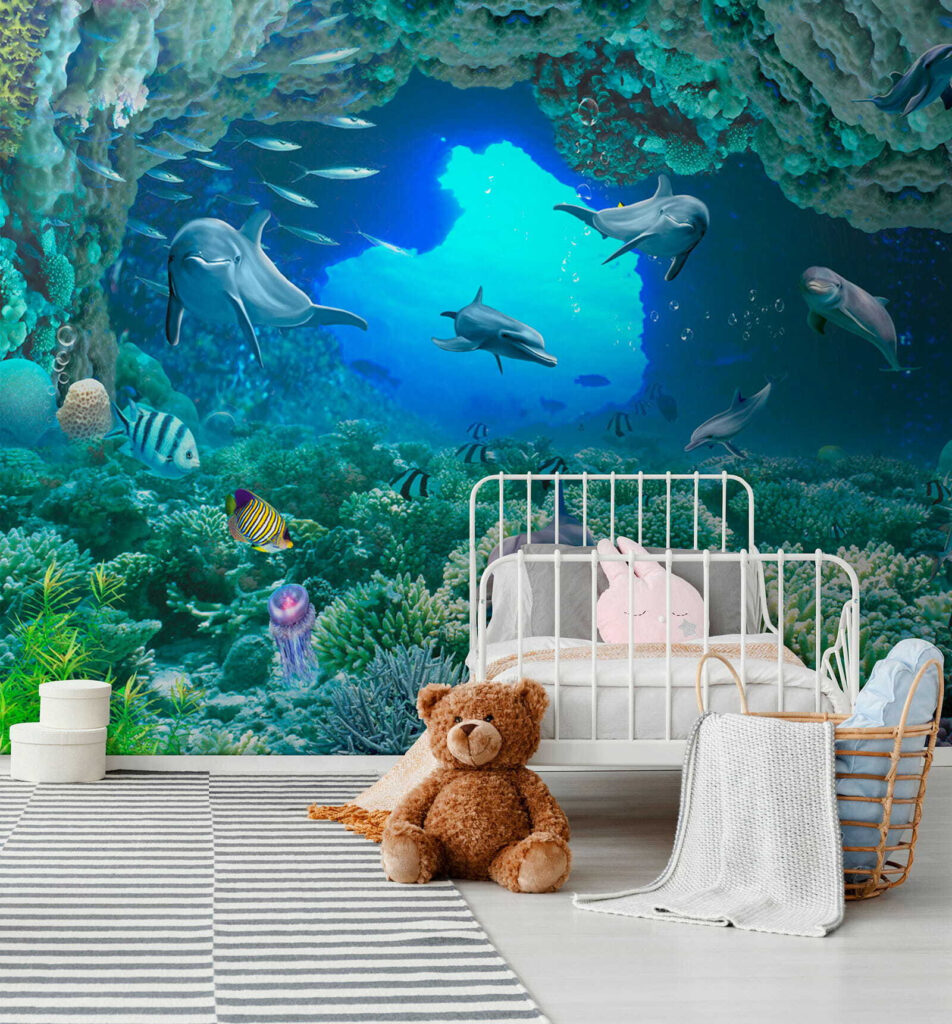 Delfini tra i coralli — ambiente 3