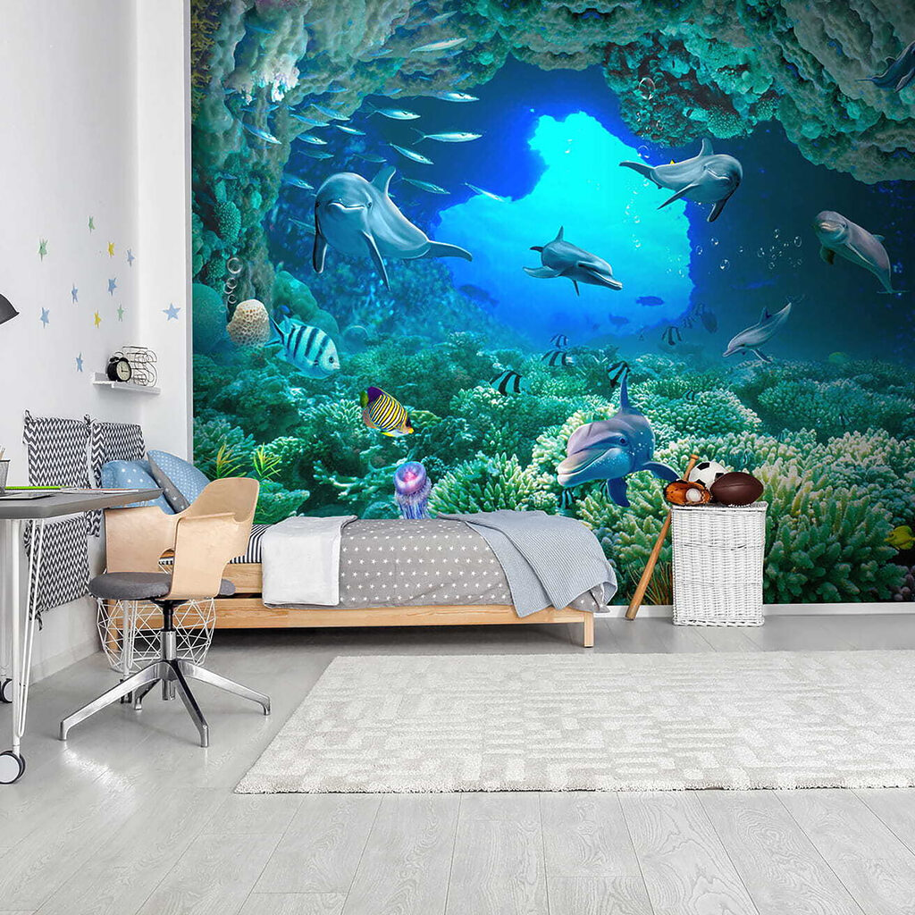Delfini tra i coralli — ambiente 14