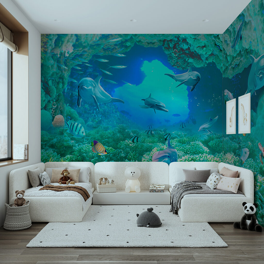 Delfini tra i coralli — ambiente 11