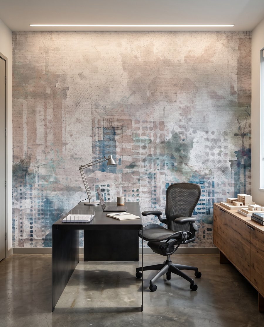 Skyline in strati sfumati — ambiente 7