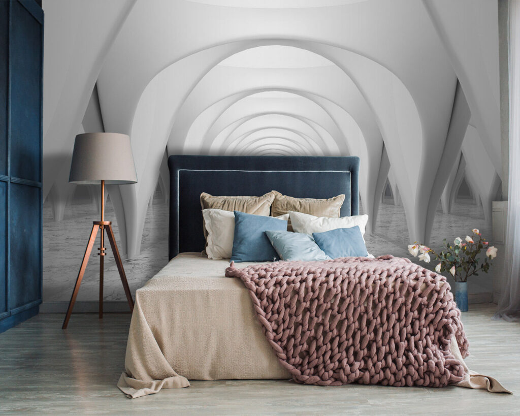Archi bianchi riflessi — ambiente 3