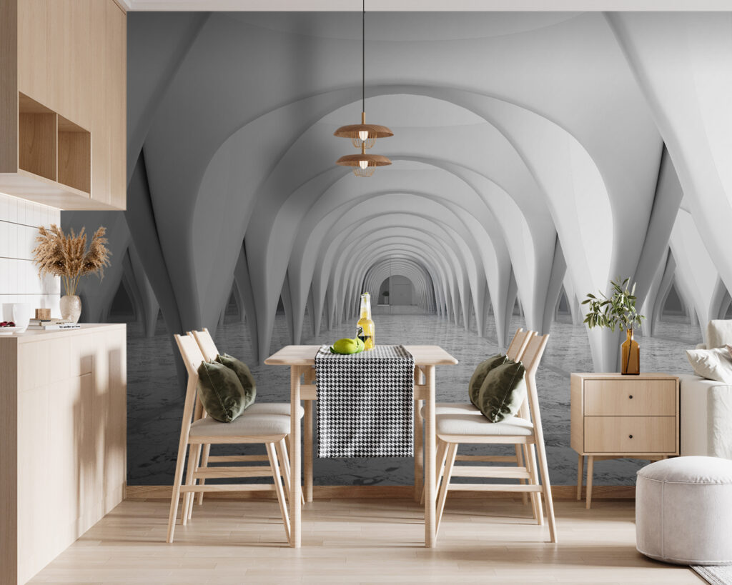 Archi bianchi riflessi — ambiente 4