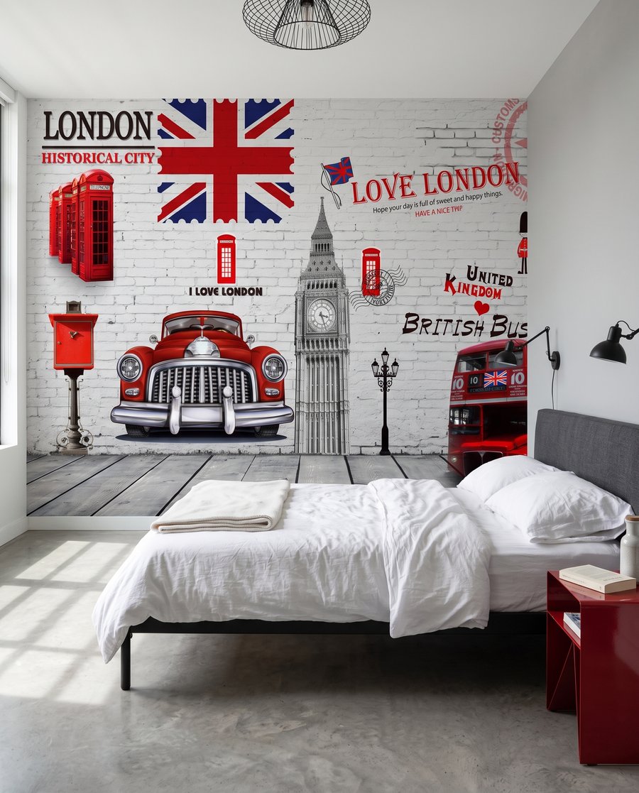Londra con accenti rossi — ambiente 2