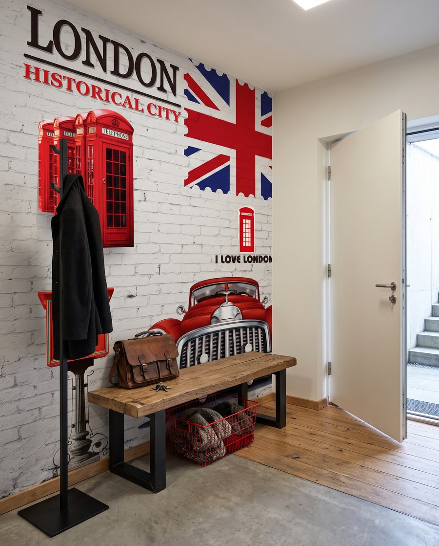 Londra con accenti rossi — ambiente 4