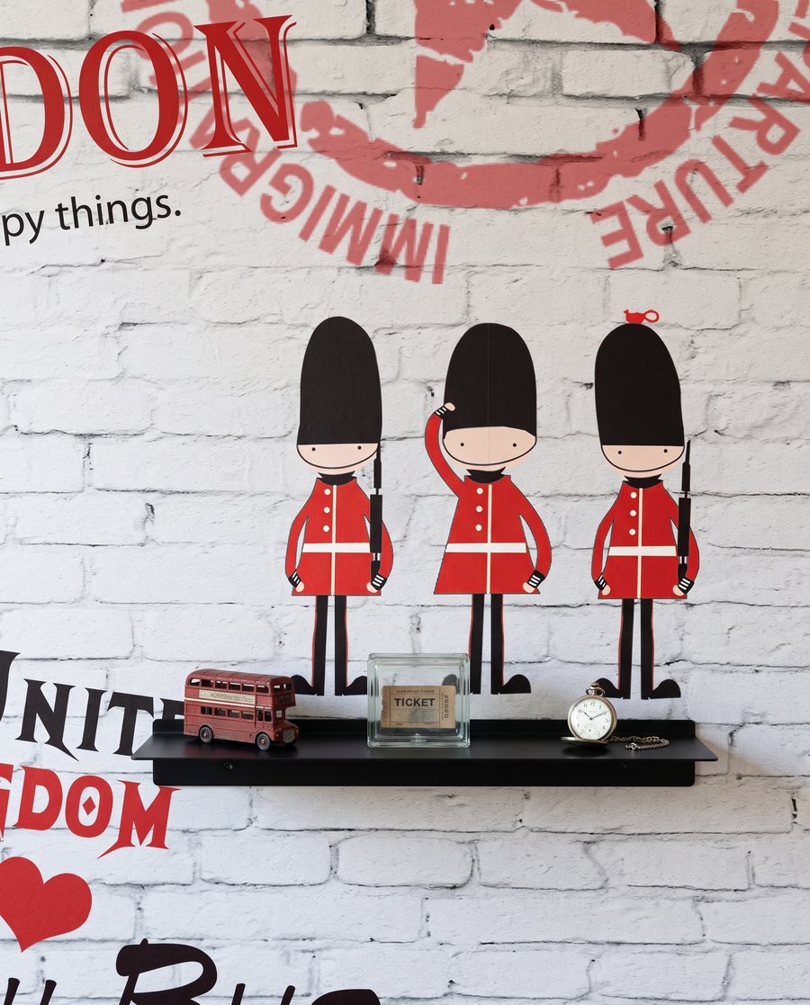 Londra con accenti rossi — dettaglio