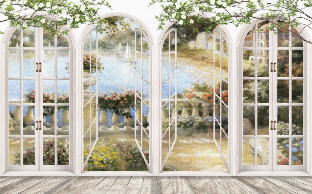 Finestre sul giardino — design completo