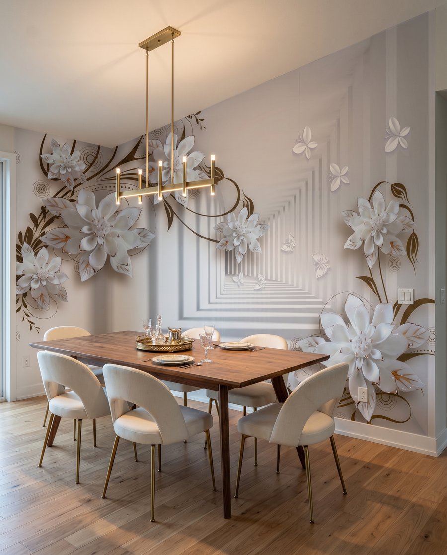Fiori lungo i corridoi — ambiente 1