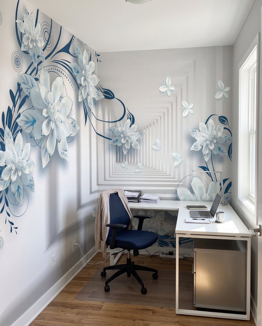 Fiori lungo i corridoi — ambiente 6
