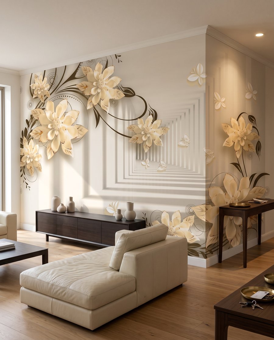 Fiori lungo i corridoi — ambiente 1