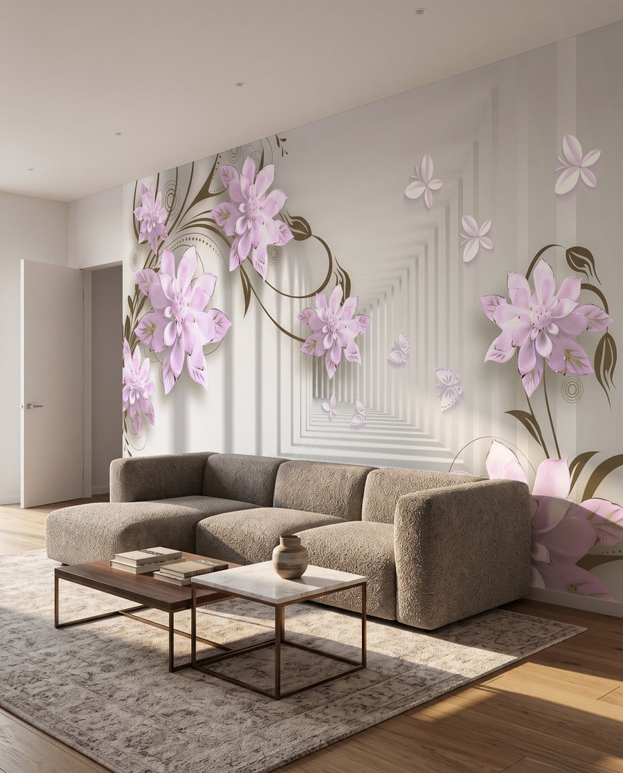 Fiori lungo i corridoi — ambiente 1