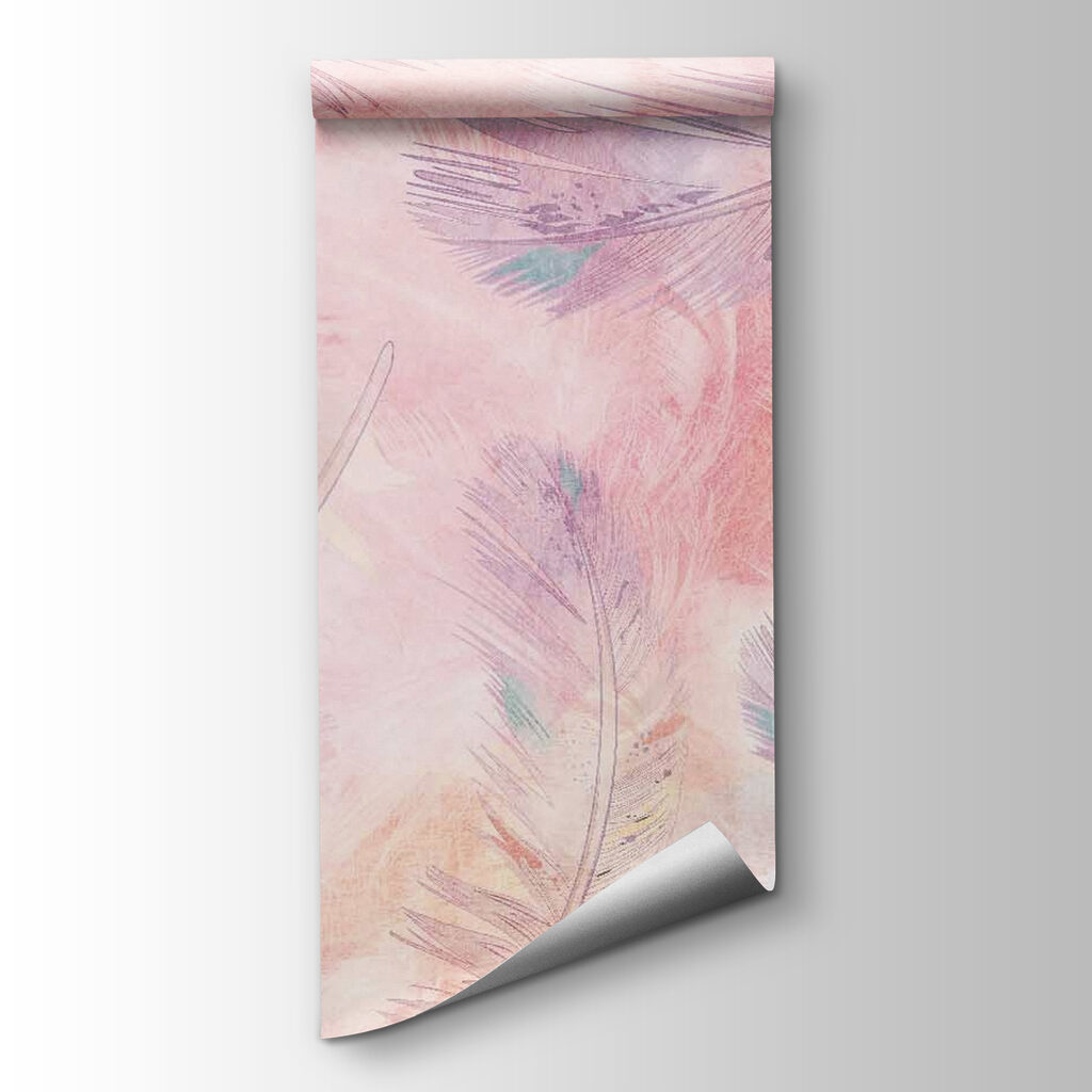 Piume rosa su veli — vista del prodotto