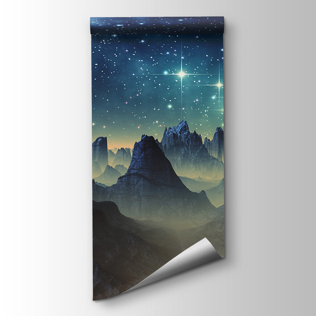 Stelle sopra creste frastagliate — vista del prodotto
