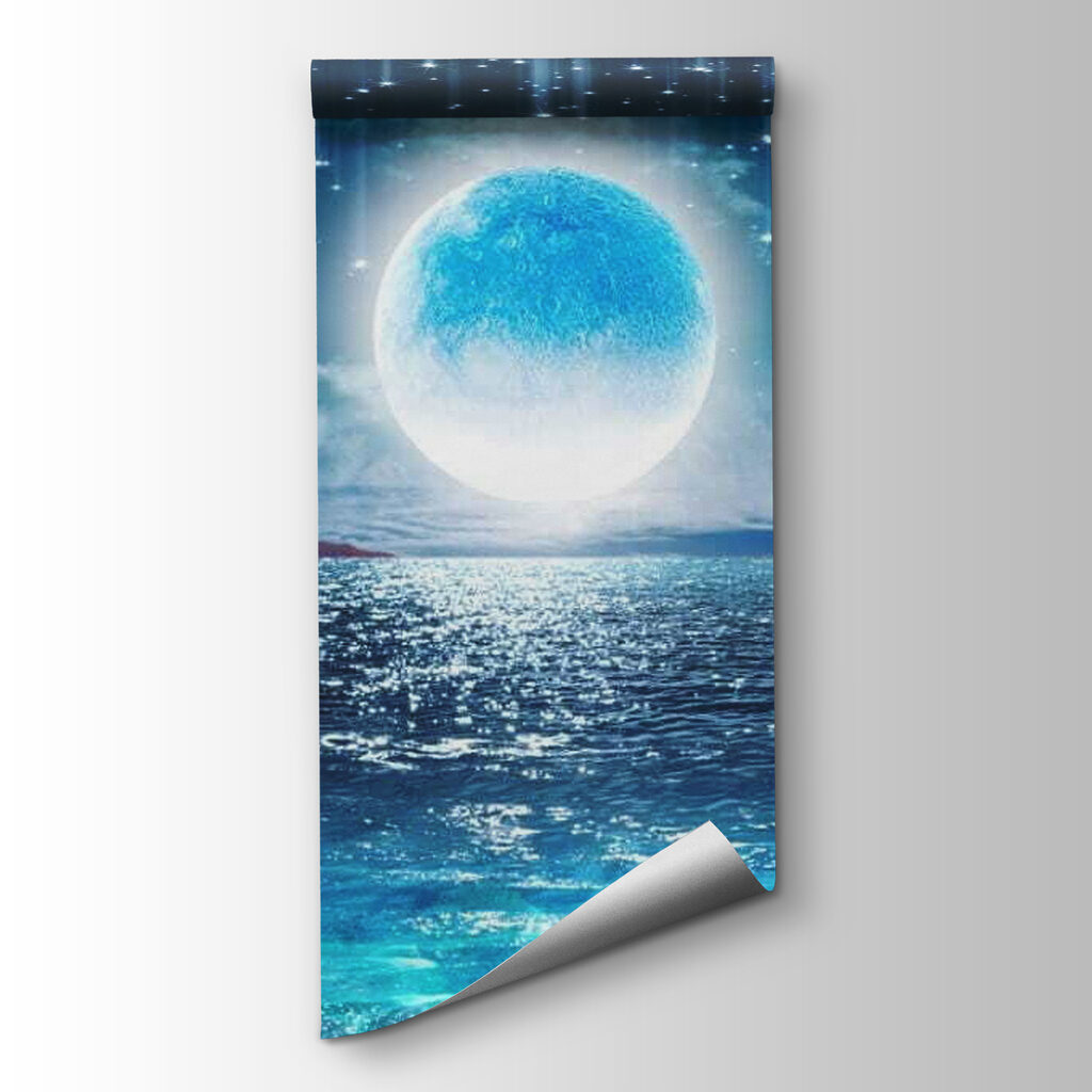 Luna sul mare blu — vista del prodotto