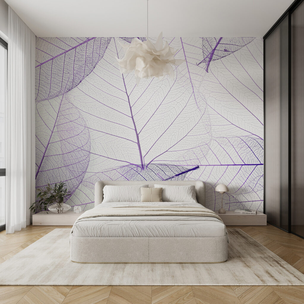 Foglie in linee dorate — ambiente 1