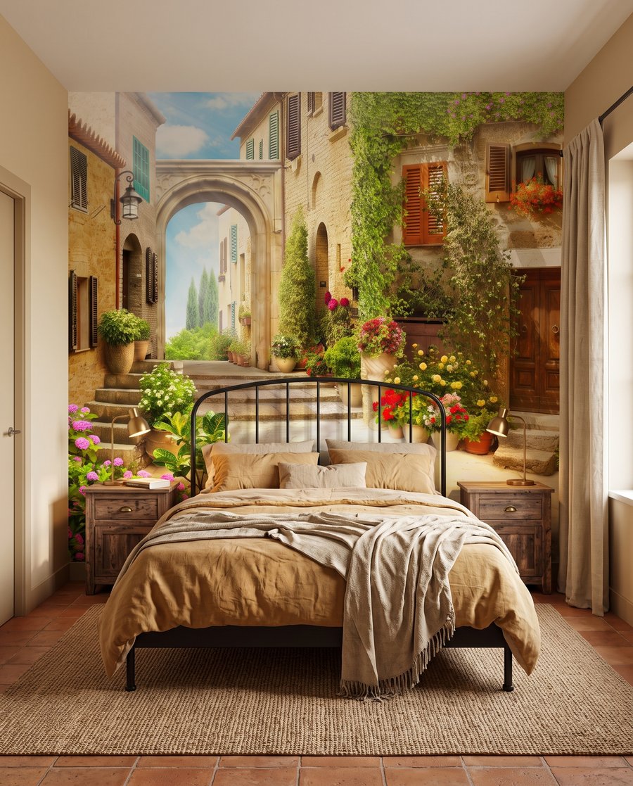 Cortile pieno di sole — ambiente 2