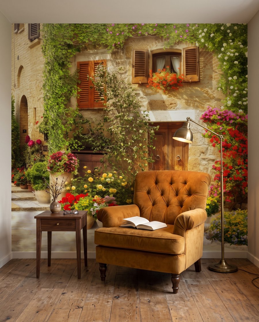 Cortile pieno di sole — ambiente 3