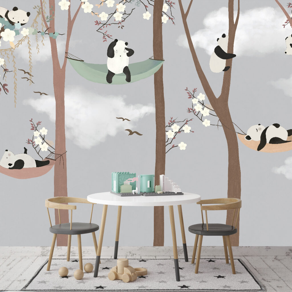 Panda nelle amache — ambiente 1