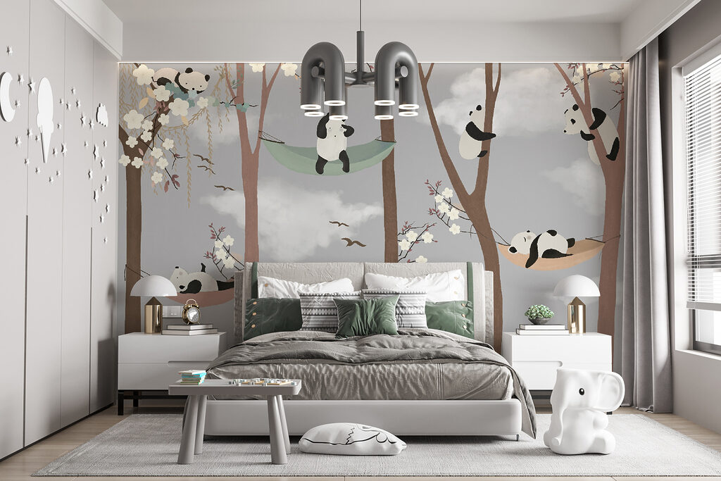 Panda nelle amache — ambiente 3