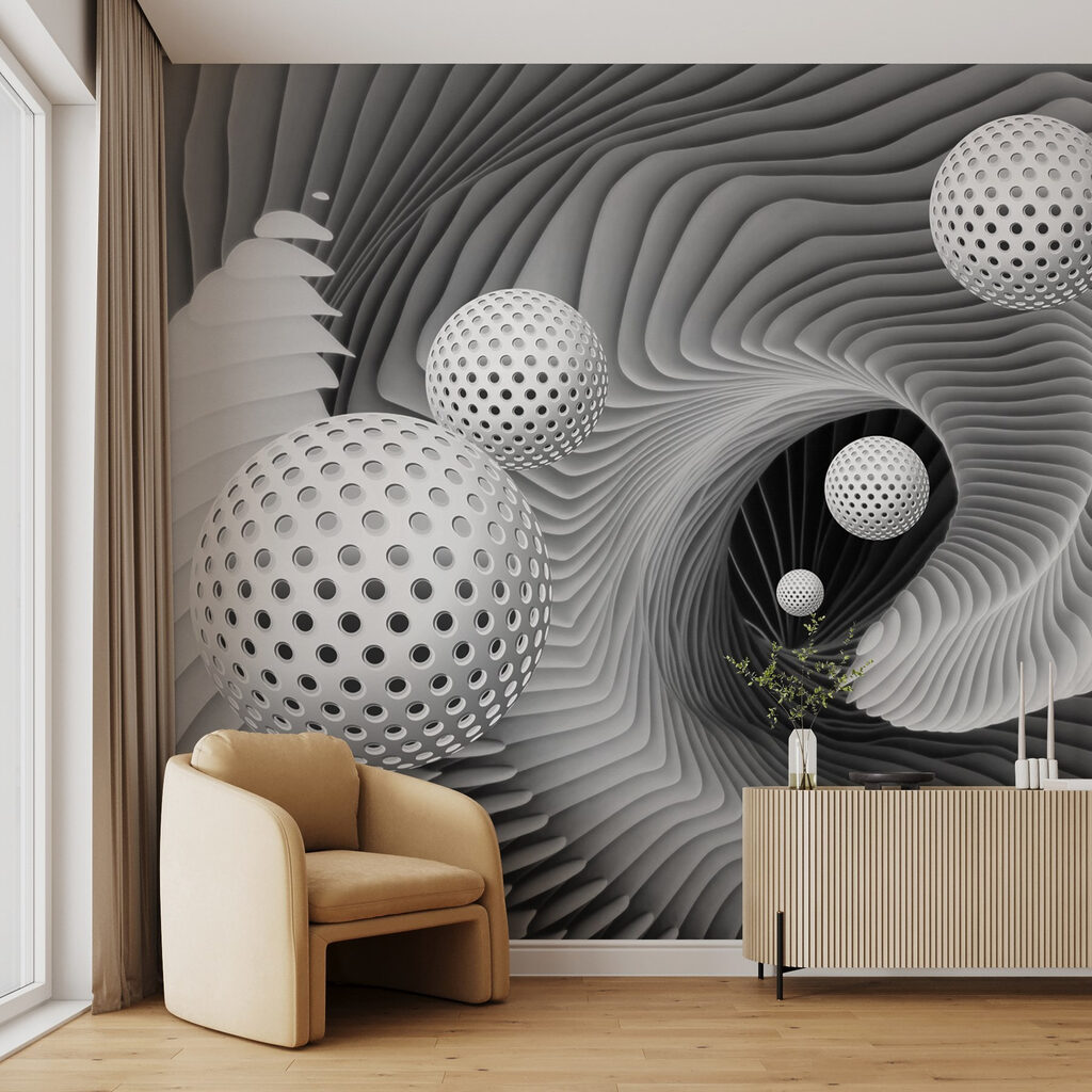 Sfere forate tra nervature — ambiente 6