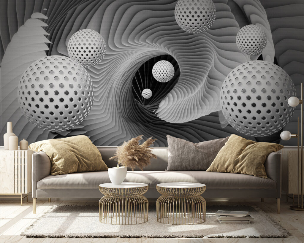 Sfere forate tra nervature — ambiente 5