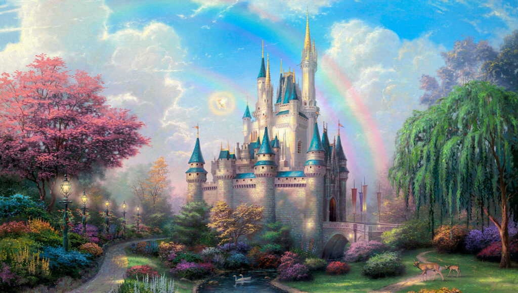 Castello sotto l’arcobaleno — design completo