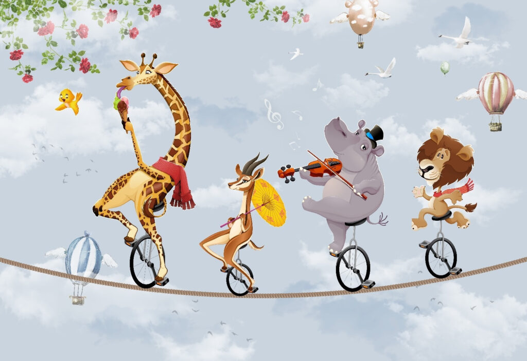 Animali sul filo — design completo
