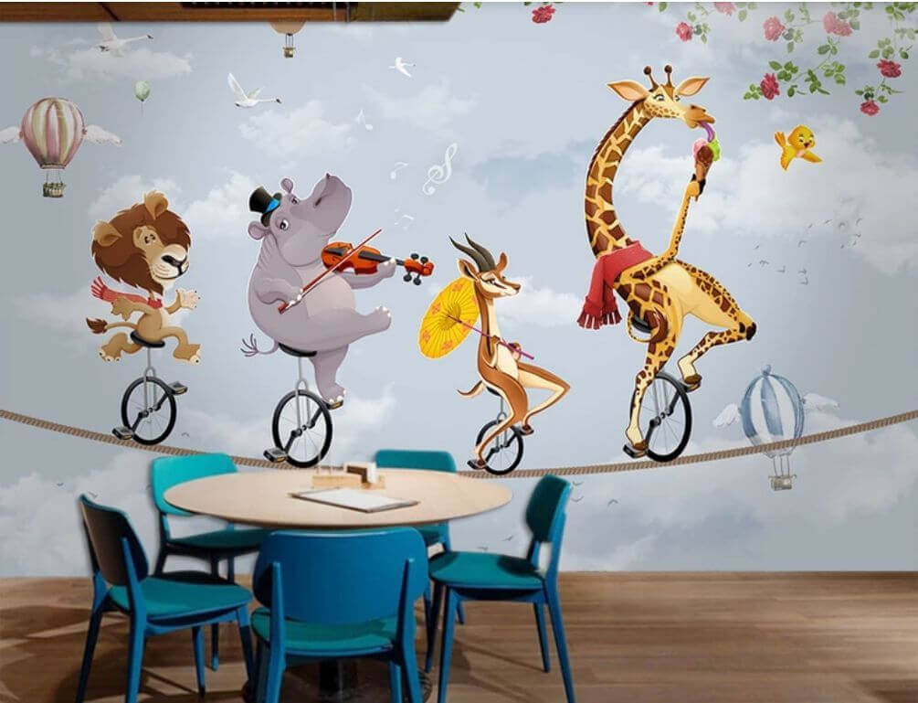 Animali sul filo — ambiente 1