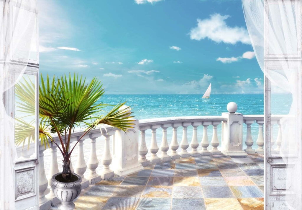 Balcone sul mare — design completo