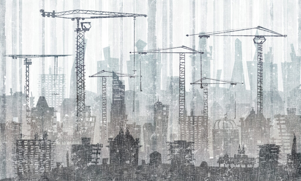 Città in costruzione — design completo