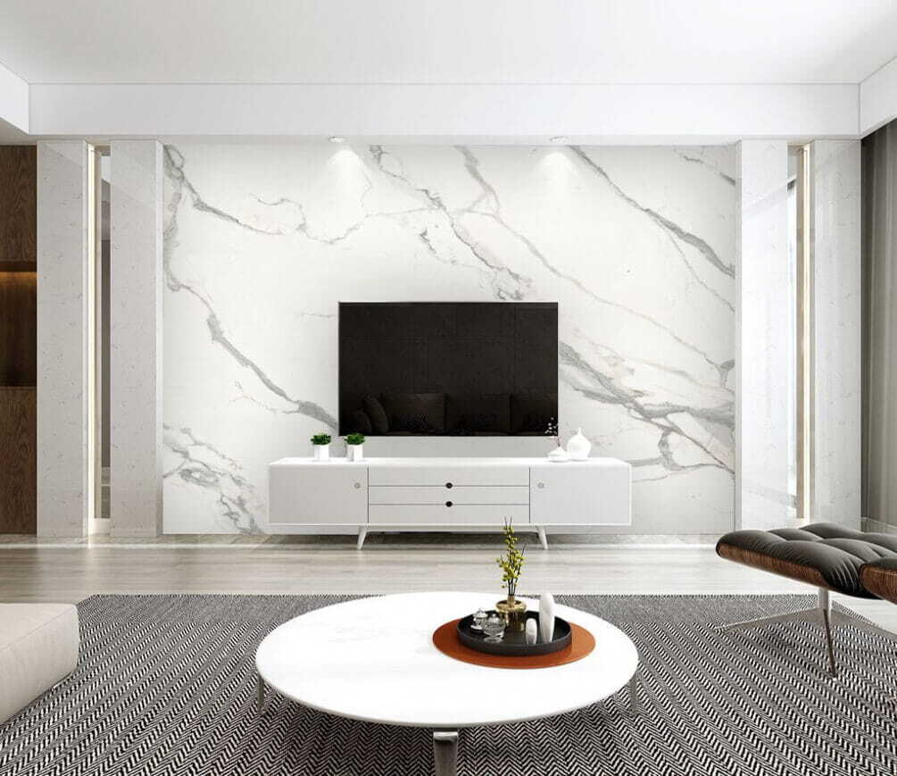 Venature grigie su crema — ambiente 1