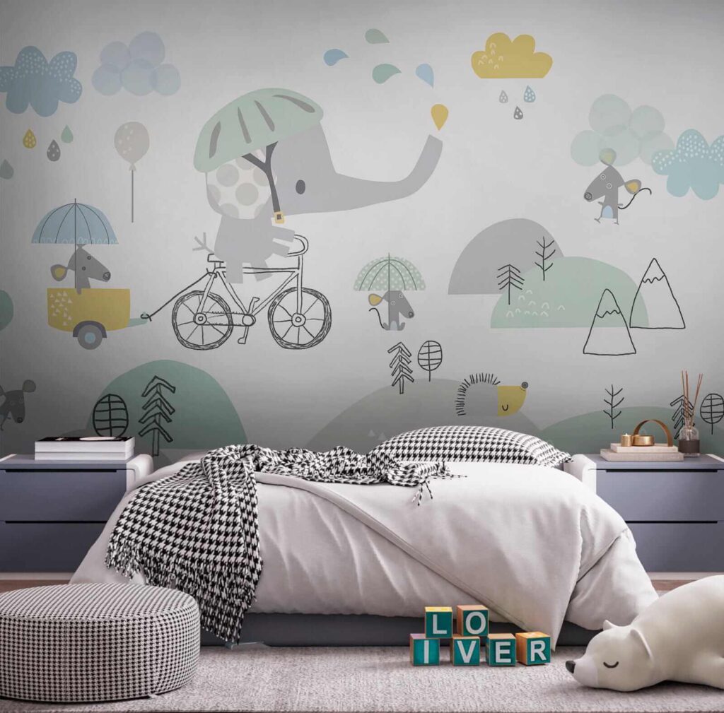 Elefante in bicicletta — ambiente 3