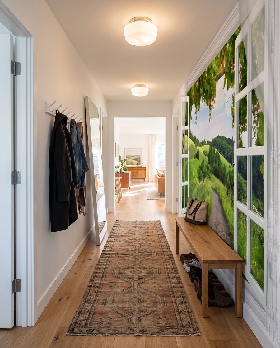 Finestra sulle colline verdi — ambiente 3