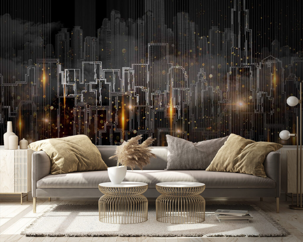 Città notturna di luci — ambiente 3