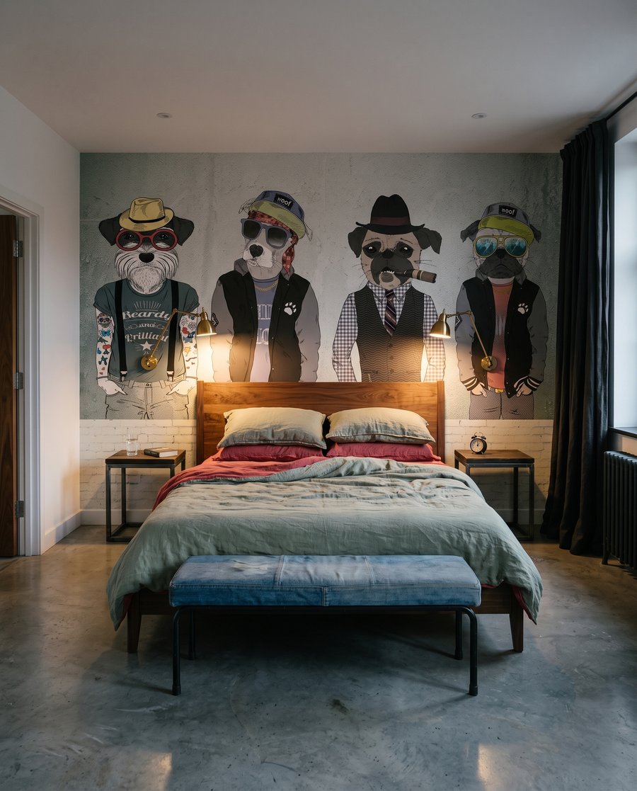 Amici con cappello — ambiente 2