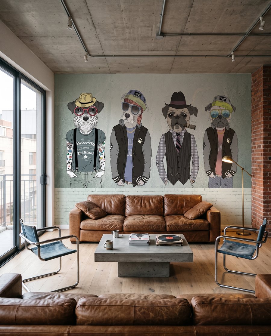 Amici con cappello — ambiente 1