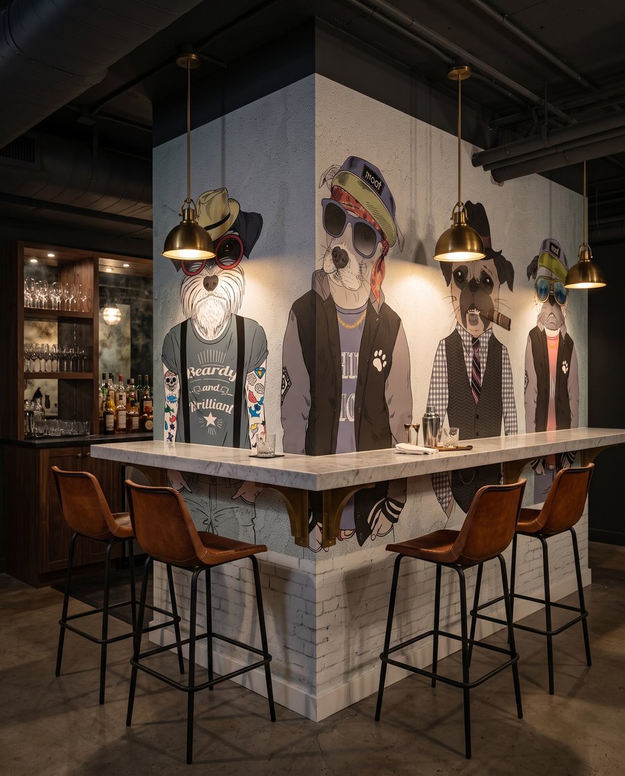 Amici con cappello — ambiente 4
