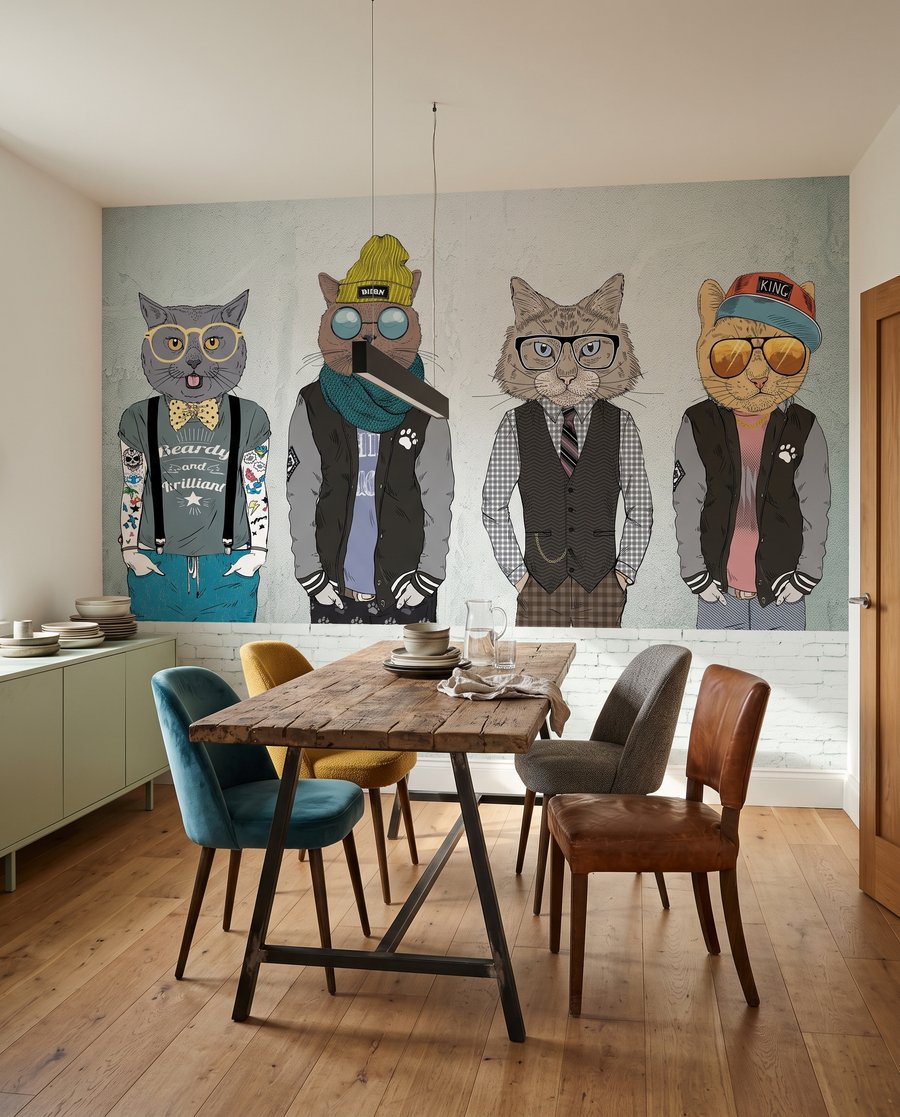 Amici con cappello — ambiente 5
