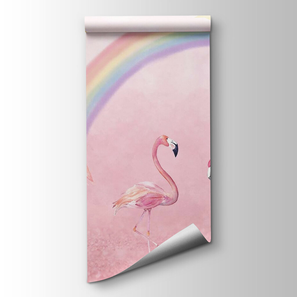 Fenicotteri sotto l’arcobaleno — vista del prodotto