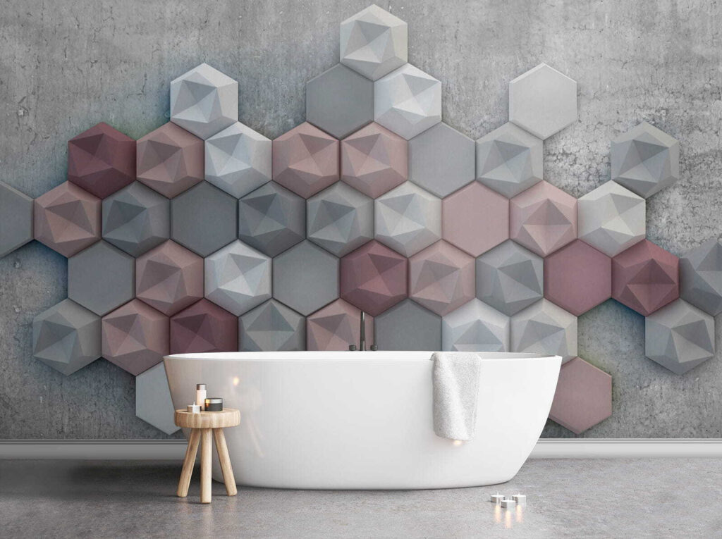Esagoni su grigio — ambiente 5