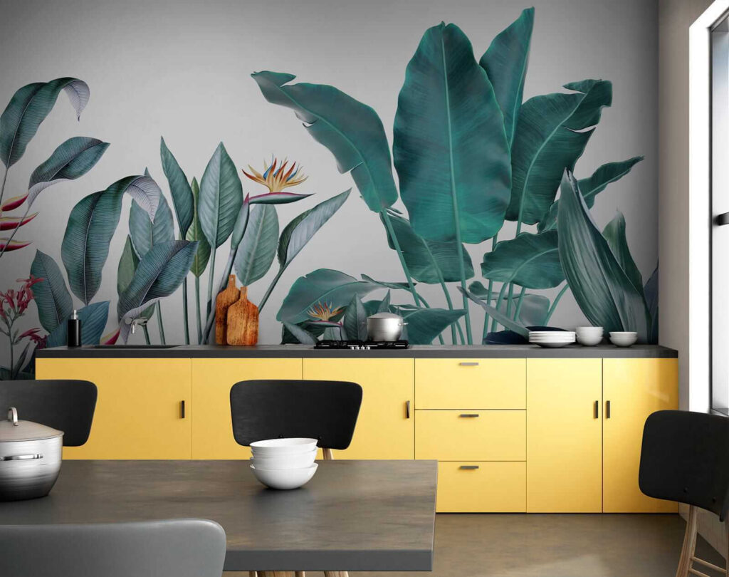 Piante tropicali su bianco — ambiente 7
