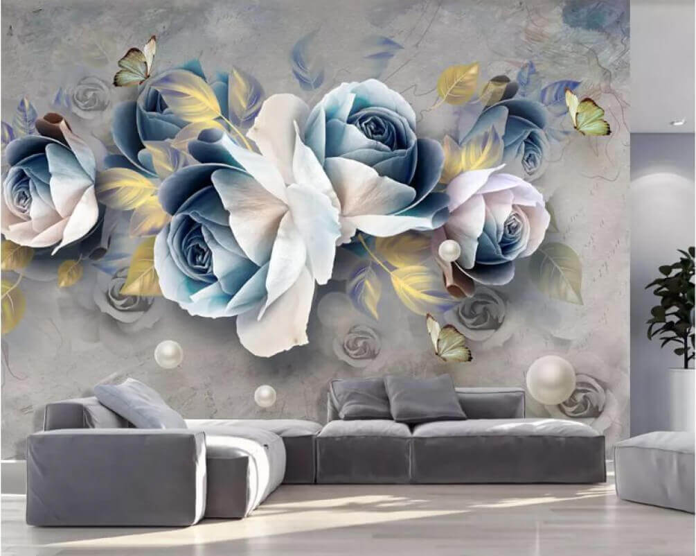 Rose grigio-azzurre — ambiente 1