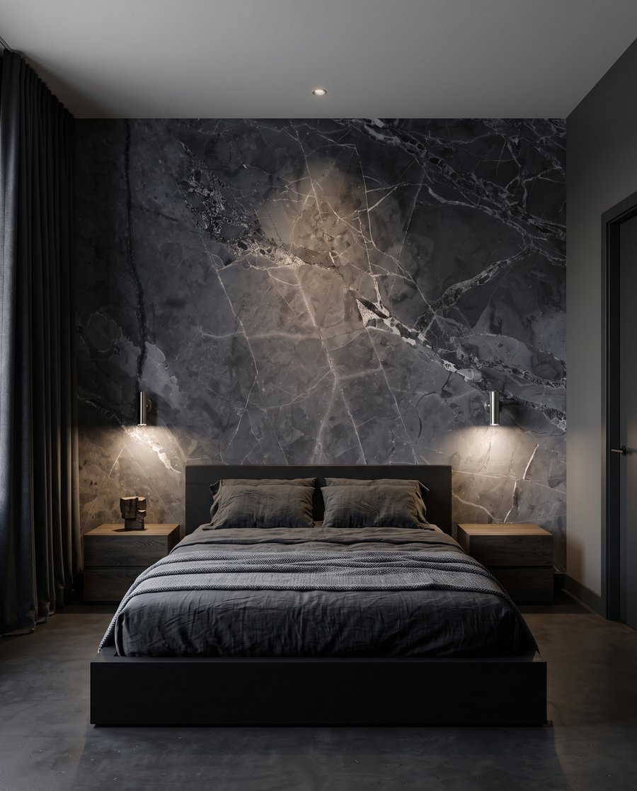 Grigio con venature profonde — ambiente 2