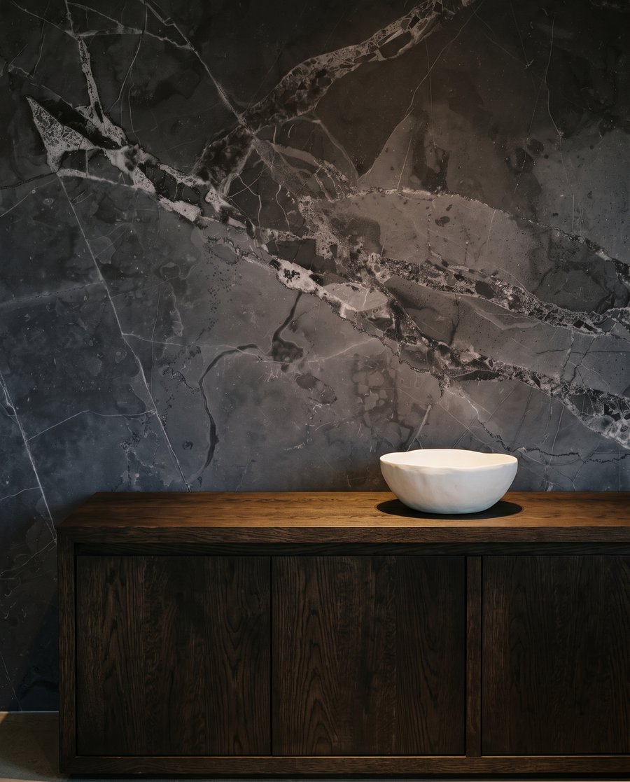 Grigio con venature profonde — dettaglio
