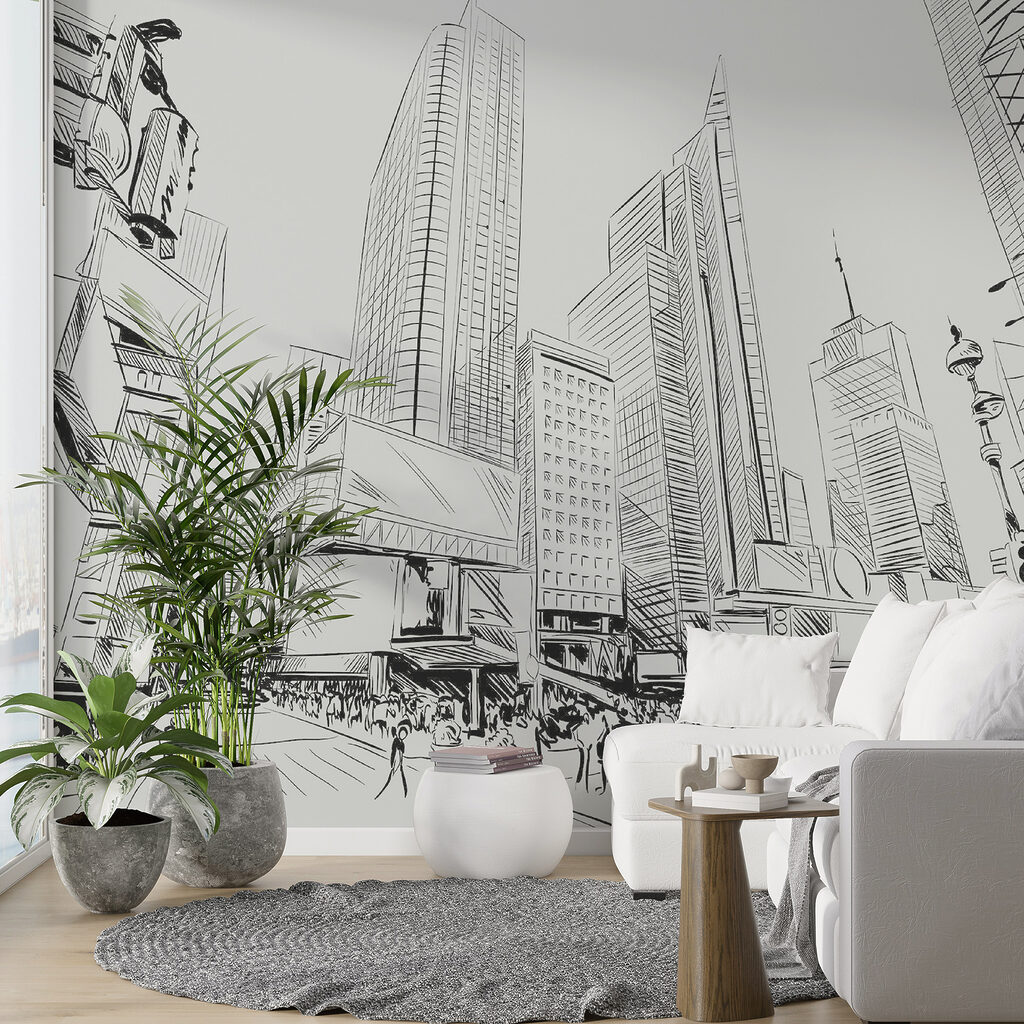 Città in linee nere — ambiente 2