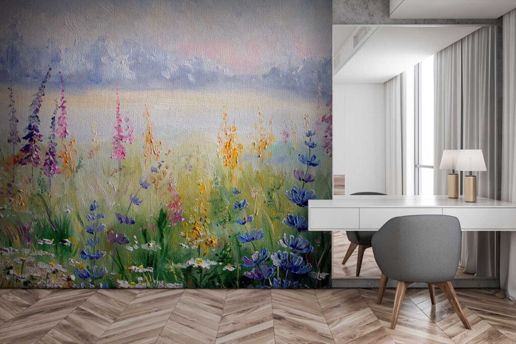 Prato fiorito sul lago — ambiente 3